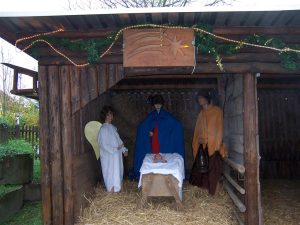 Weihnachtskrippe Vogelpark Friedrichstal