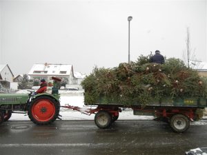 Weihnachtsbaumabholung