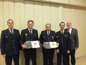 Hohe Auszeichnung erhielten Günther Meyer und Frank Giraud
