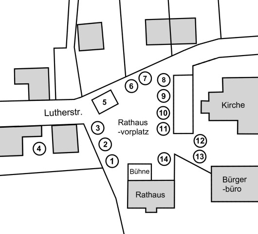 Standplan Klingender Advent 2014
