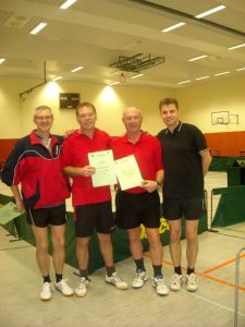Martin Essig, Frank Schäfer, Mathias Peidelstein, Dirk Soldinger (vlnr)