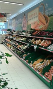 Gemüse- und Obst-Bereich