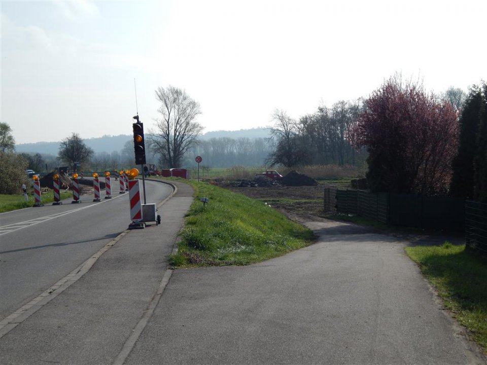 Bau der Abbiegespur