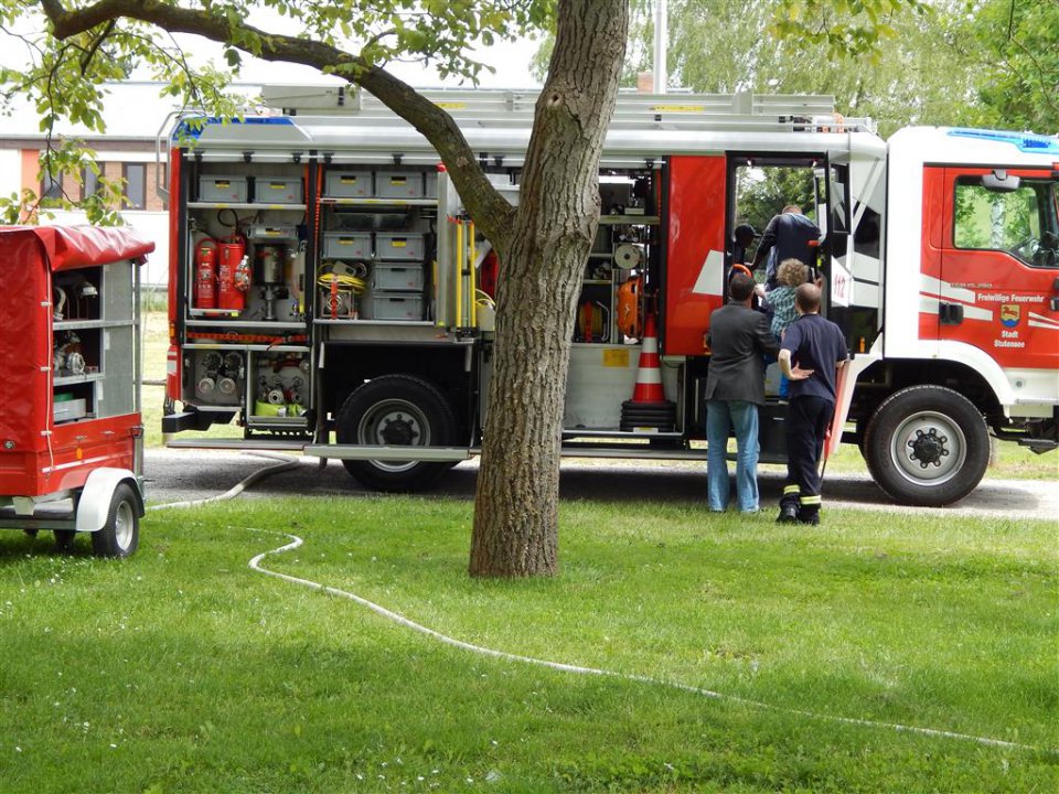 Spielwiese mit Feuerwehr