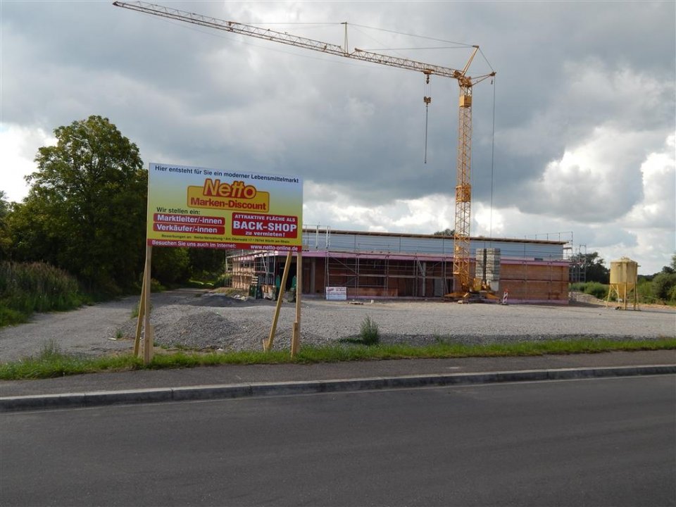 30. August 2014, Foto: Martin Strohal "Netto" sucht Personal