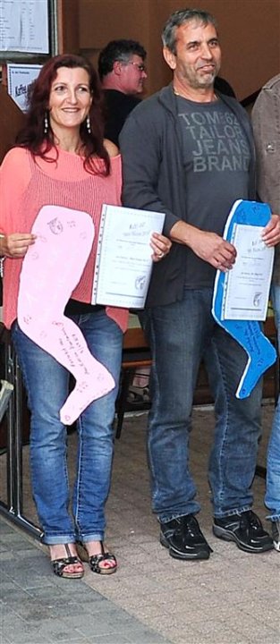 Miss Haxen 2014 Monika Bauer und Mr. Haxen 2014 Manfred Höpfler