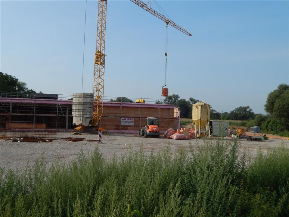06. August 2014 Geschossdecke fertig