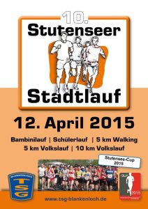 Plakat Stutenseer Stadtlauf 2015