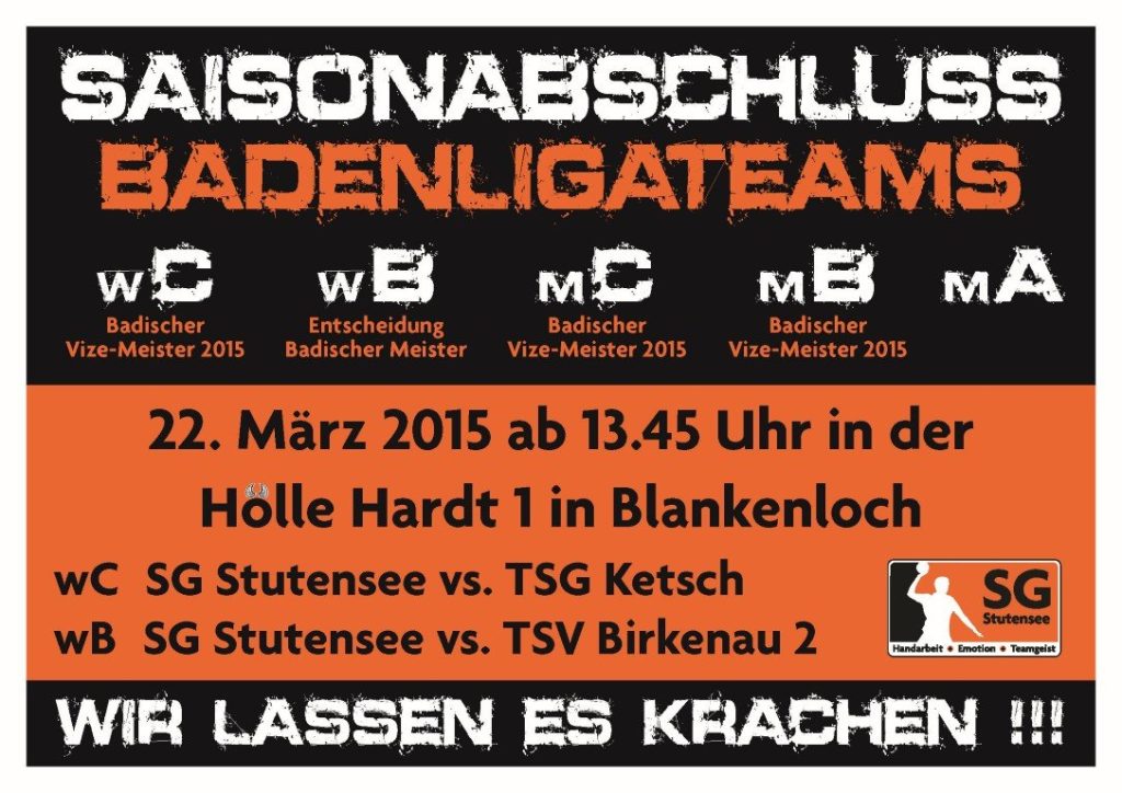 Saisonabschluss Badenliga-Teams