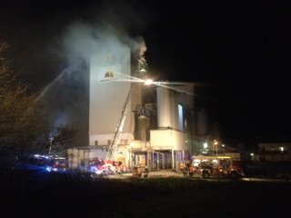 Brand Mühle Friedrichstal (Foto: Lutz Schönthal)