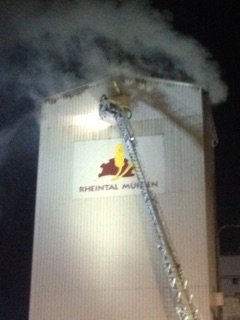 Brand Mühle Friedrichstal (Foto: Lutz Schönthal)