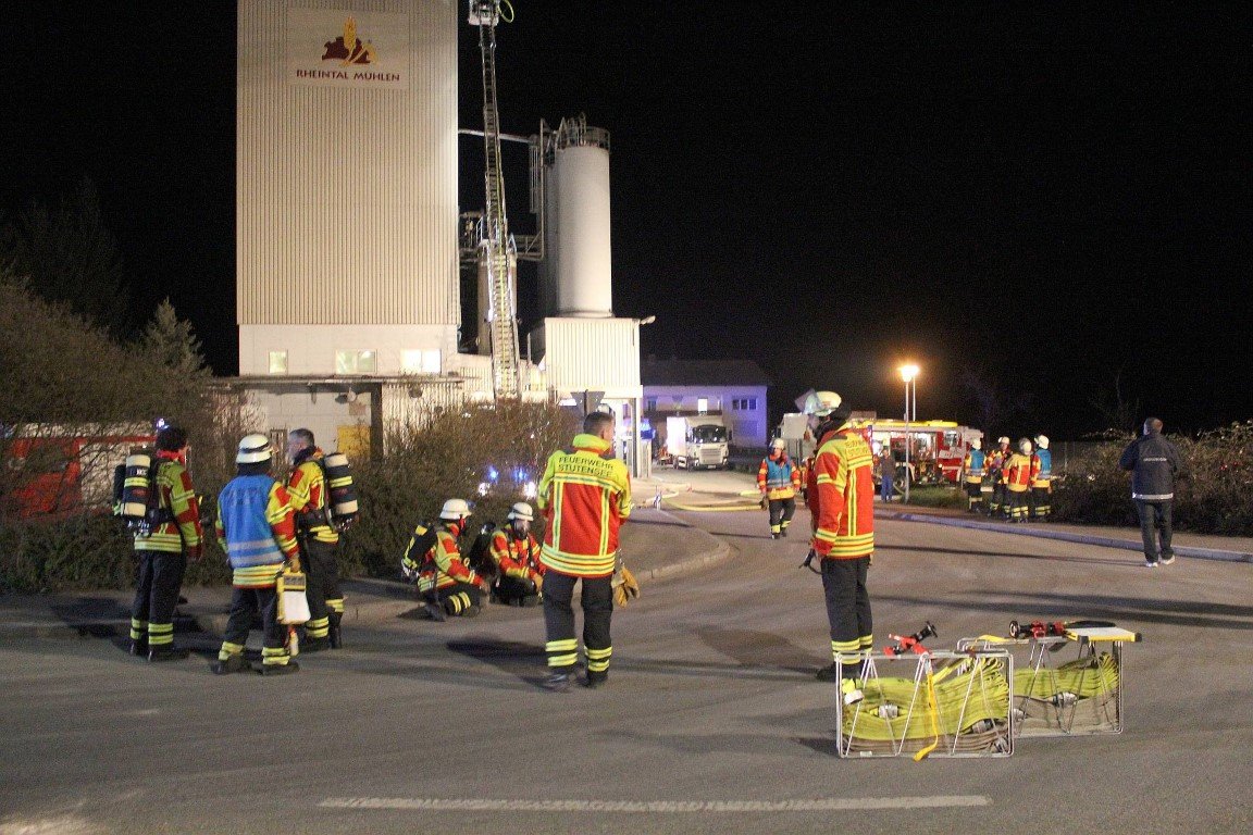 Brand Mühle Friedrichstal (Aaron
Klewer/blaulichtreporter-karlsruhe.de)