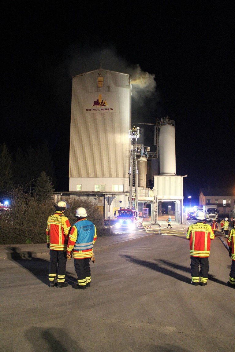 Brand Mühle Friedrichstal (Aaron
Klewer/blaulichtreporter-karlsruhe.de)