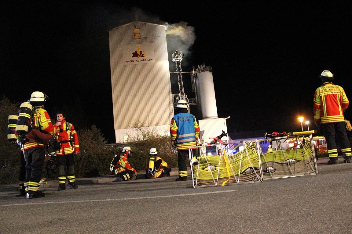 Brand Mühle Friedrichstal (Aaron
Klewer/blaulichtreporter-karlsruhe.de)