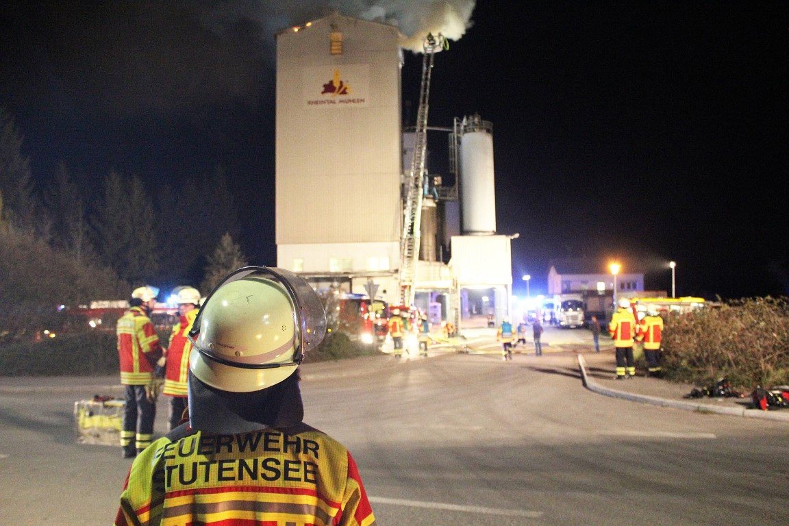 Brand Mühle Friedrichstal (Aaron
Klewer/blaulichtreporter-karlsruhe.de)
