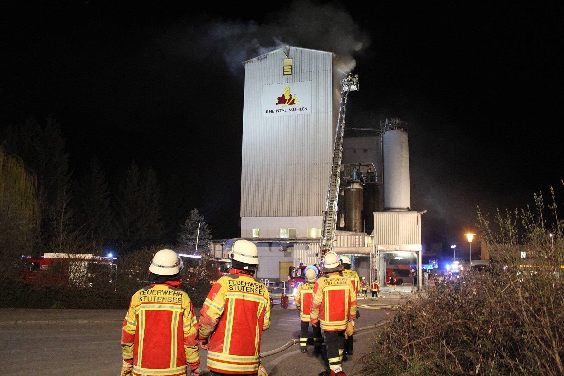 Brand Mühle Friedrichstal (Aaron
Klewer/blaulichtreporter-karlsruhe.de)