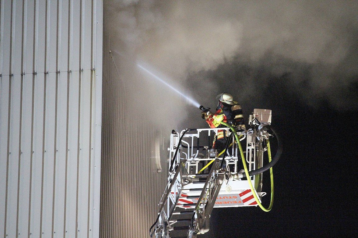 Brand Mühle Friedrichstal (Aaron
Klewer/blaulichtreporter-karlsruhe.de)