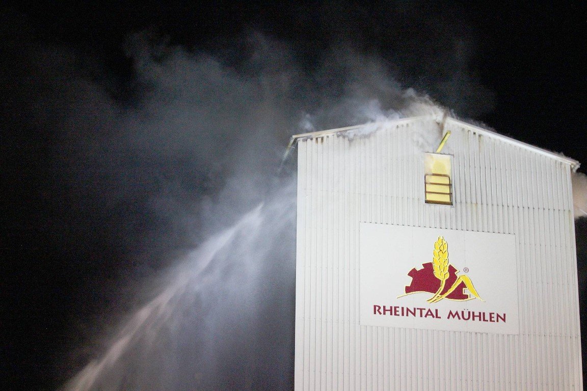 Brand Mühle Friedrichstal (Aaron
Klewer/blaulichtreporter-karlsruhe.de)