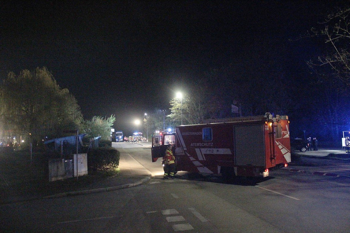 Brand Mühle Friedrichstal (Aaron
Klewer/blaulichtreporter-karlsruhe.de)