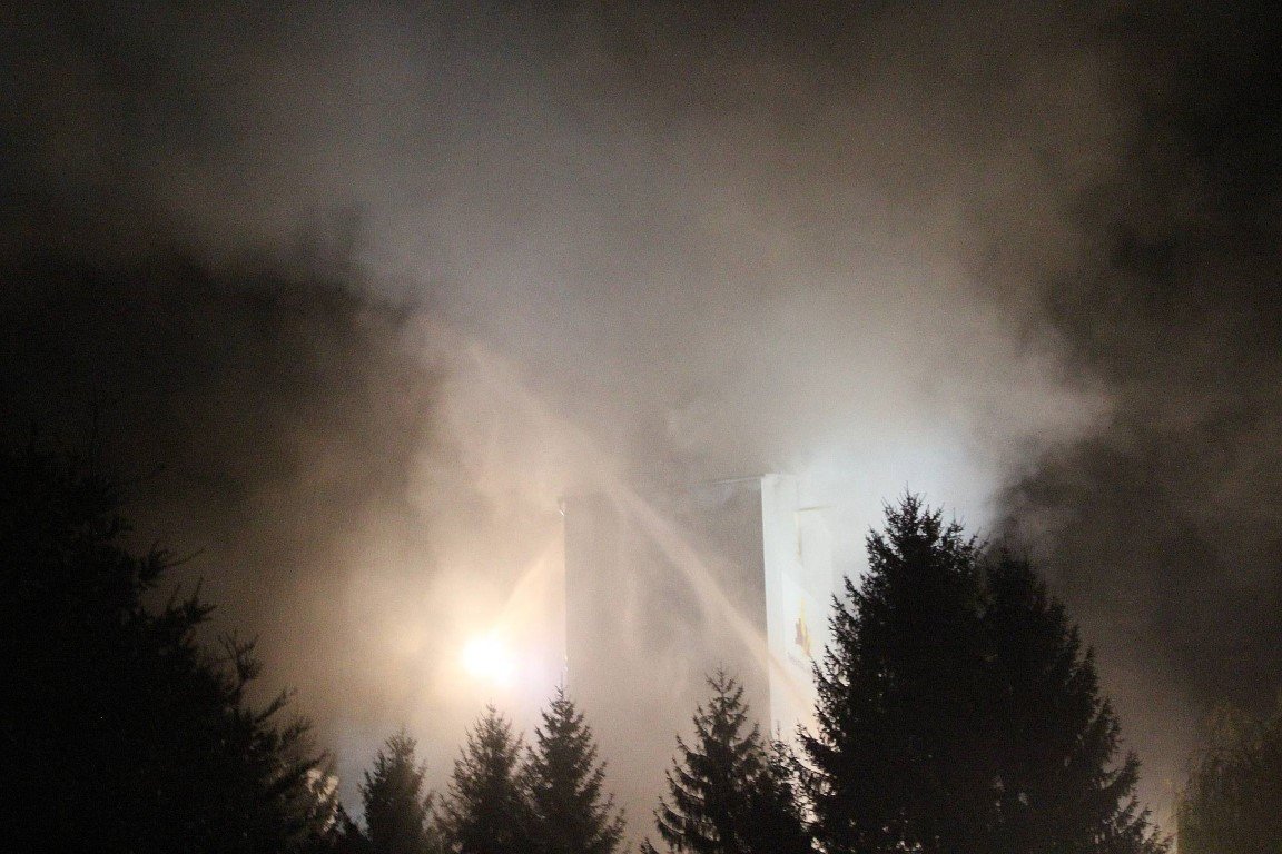 Brand Mühle Friedrichstal (Aaron
Klewer/blaulichtreporter-karlsruhe.de)