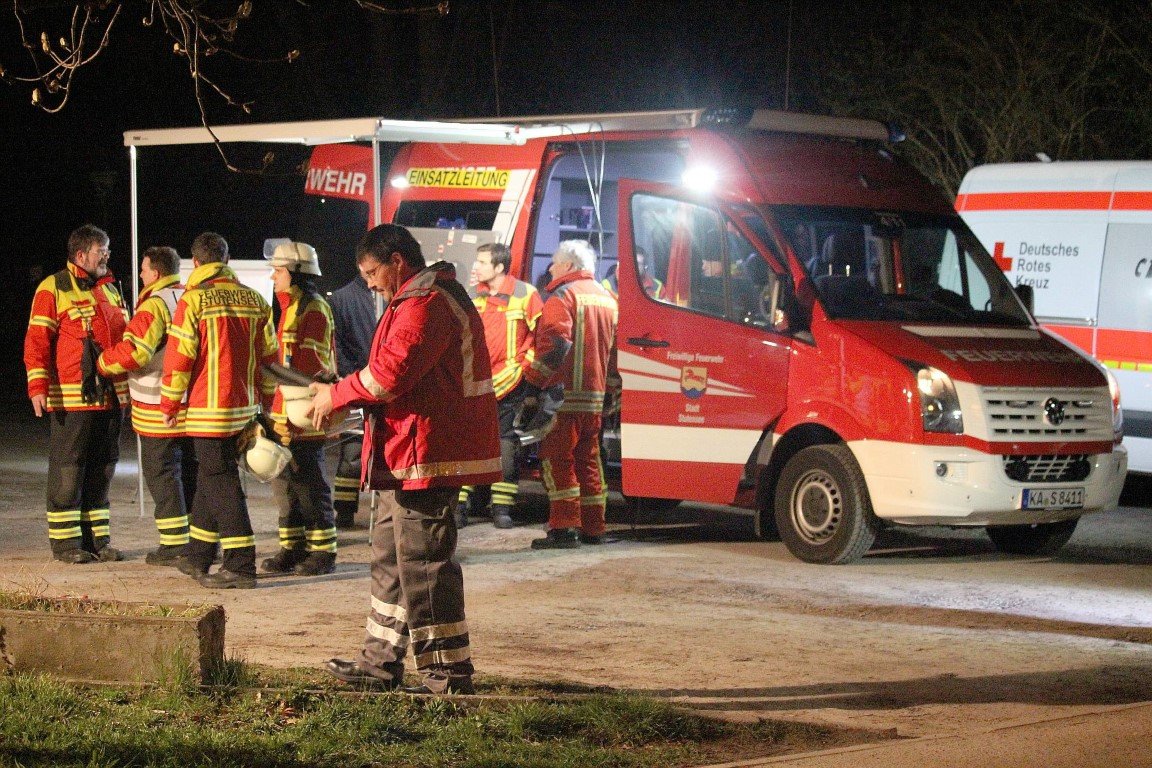 Brand Mühle Friedrichstal (Aaron
Klewer/blaulichtreporter-karlsruhe.de)