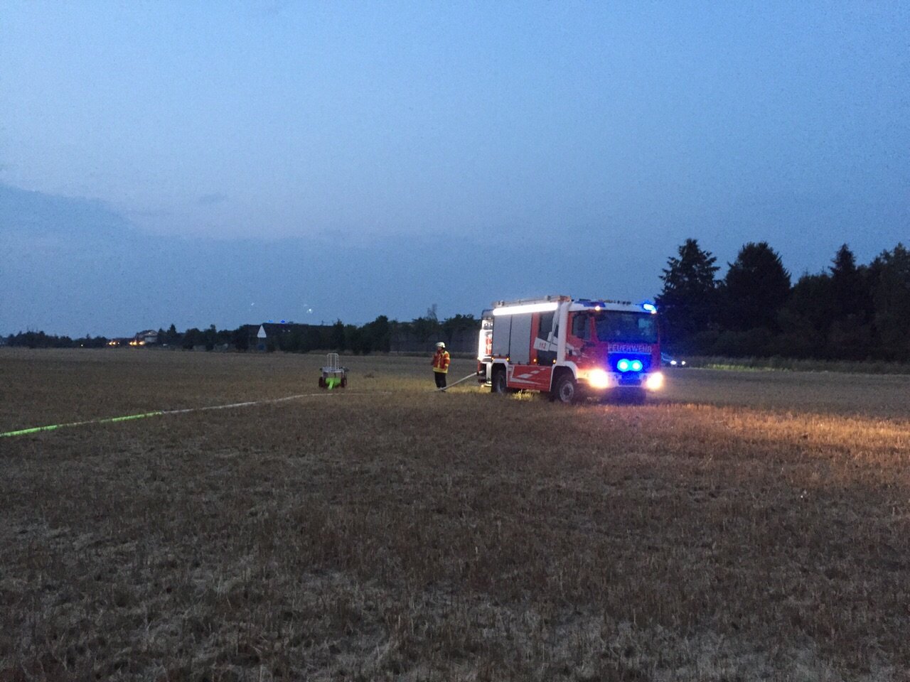 Flächenbrand Blankenloch