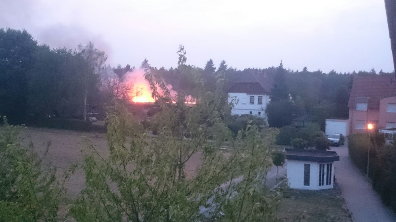 Flächenbrand Blankenloch