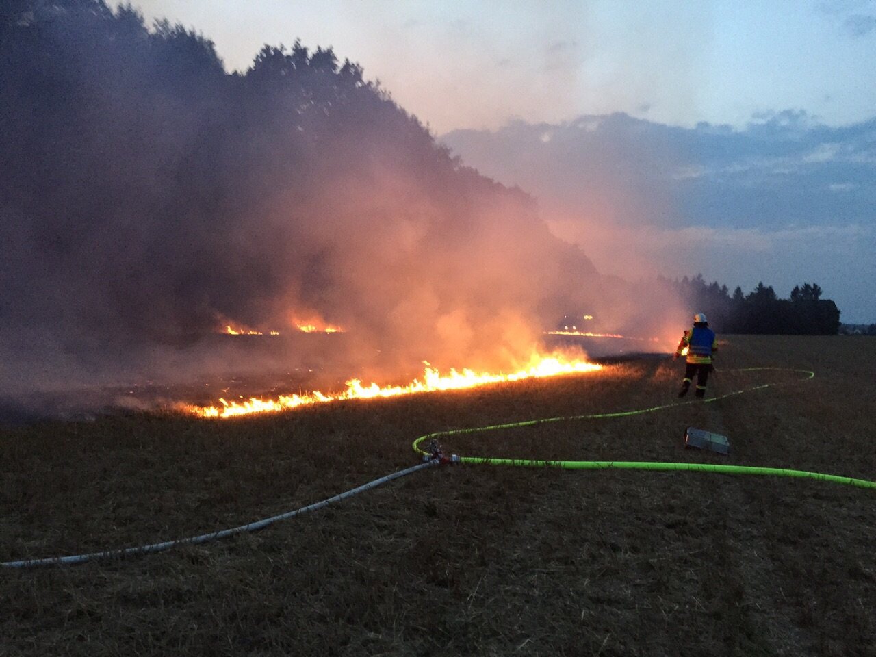 Flächenbrand Blankenloch