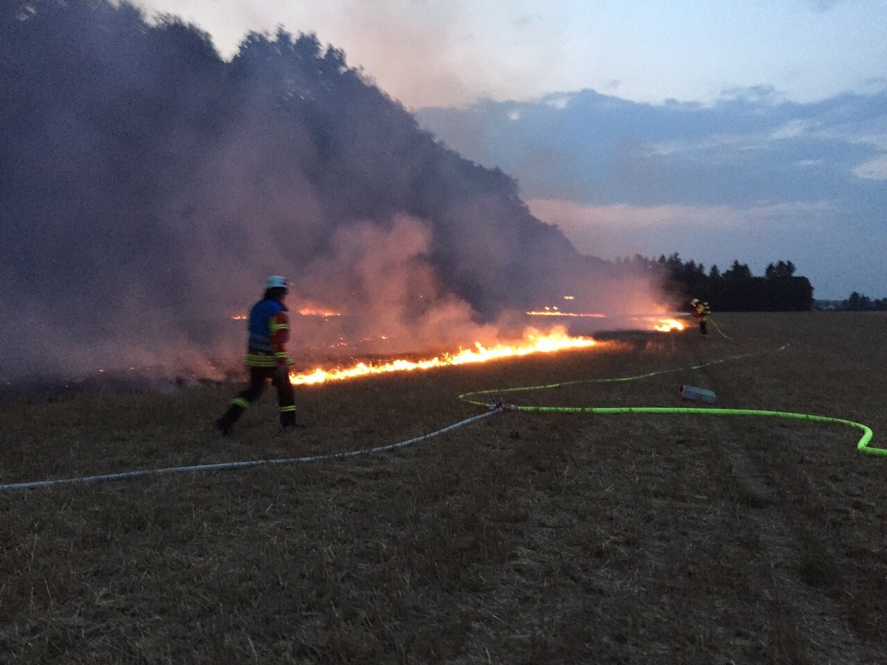 Flächenbrand Blankenloch