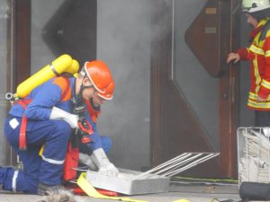 Feuer in der Festhalle