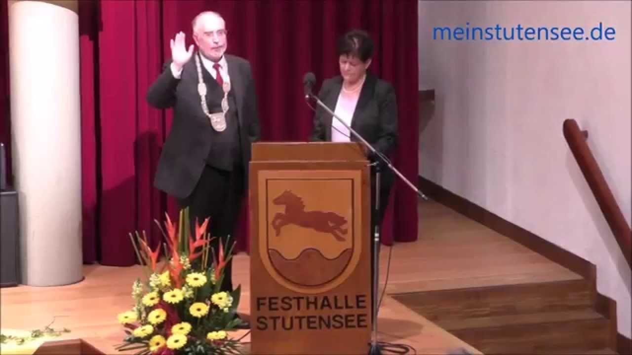 Offizielle Verpflichtung von OB Klaus Demal