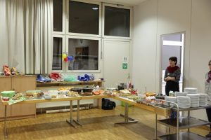 Fest für Flüchtlinge - Buffet