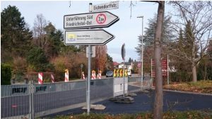 Sperrung Unterführung Friedrichstal