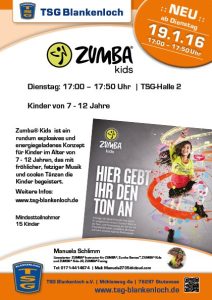 Zumba Kids Flyer