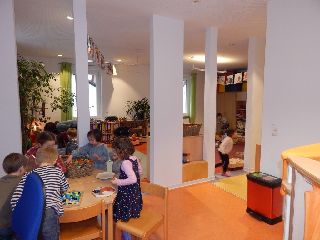 Vergrößerter Gruppenraum