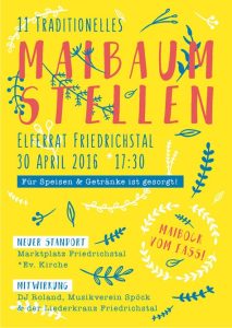 Maibaumstellen 2016