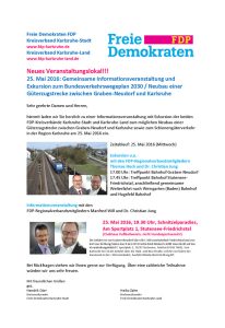 Flyer FDP-Exkursion