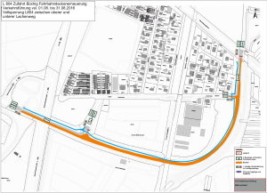Baustellenplan L604