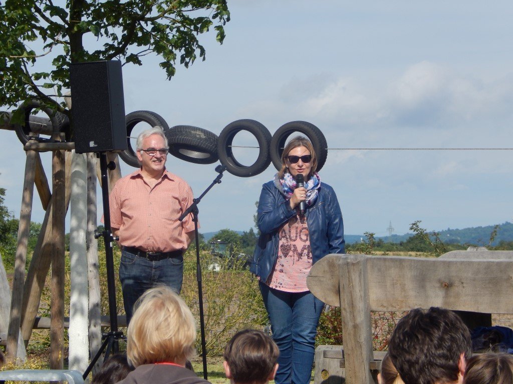 Ev. Pfarrer Lothar Eisele, kath. Pastoralreferentin Elke Litterst
