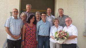 Friedrichstaler Ortschaftsrat mit altem und neuem Ortsvorsteher