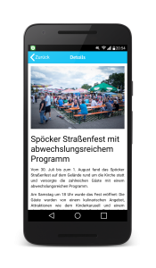 Screenshot Android App