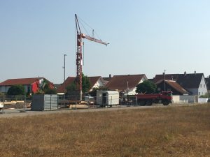 Baubeginn Anschlussunterbringung Spöck