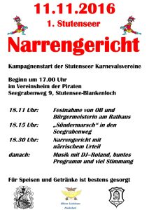 1. Stutenseer Narrengericht