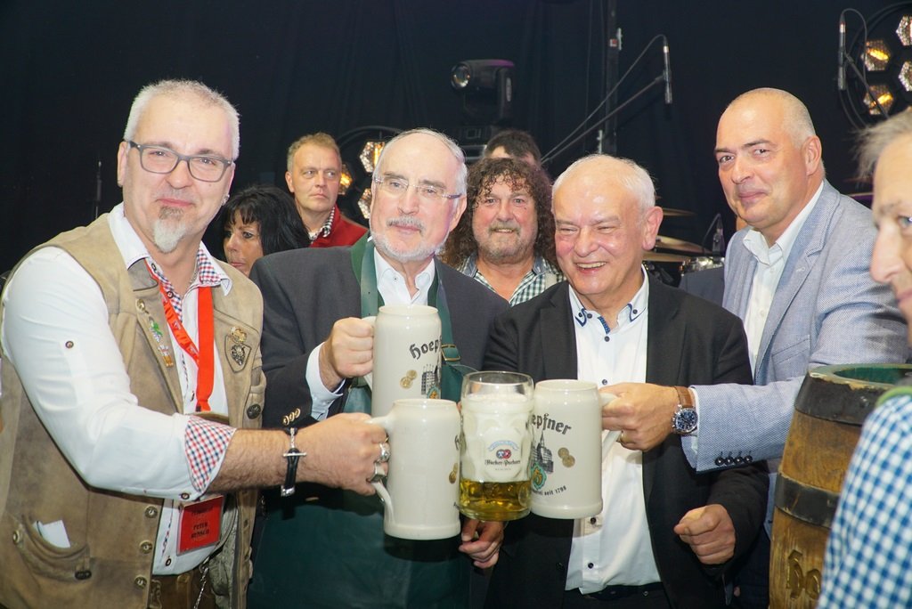 Peter Rensch, OB Klaus Demal, Joachim Kößler (MdL), Axel E. Fischer (MdB)