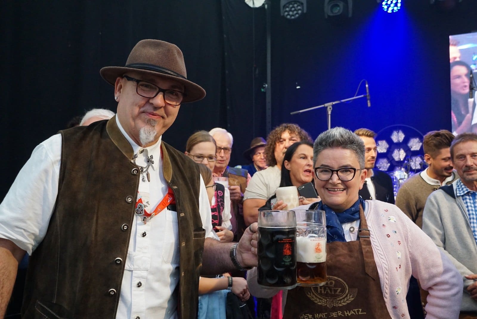 Peter Rensch und OB Petra Becker
