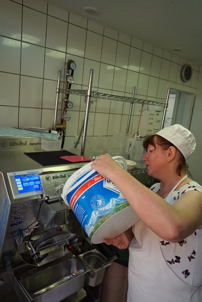 Eismaschine mit Preis eines Mittelklassewagens