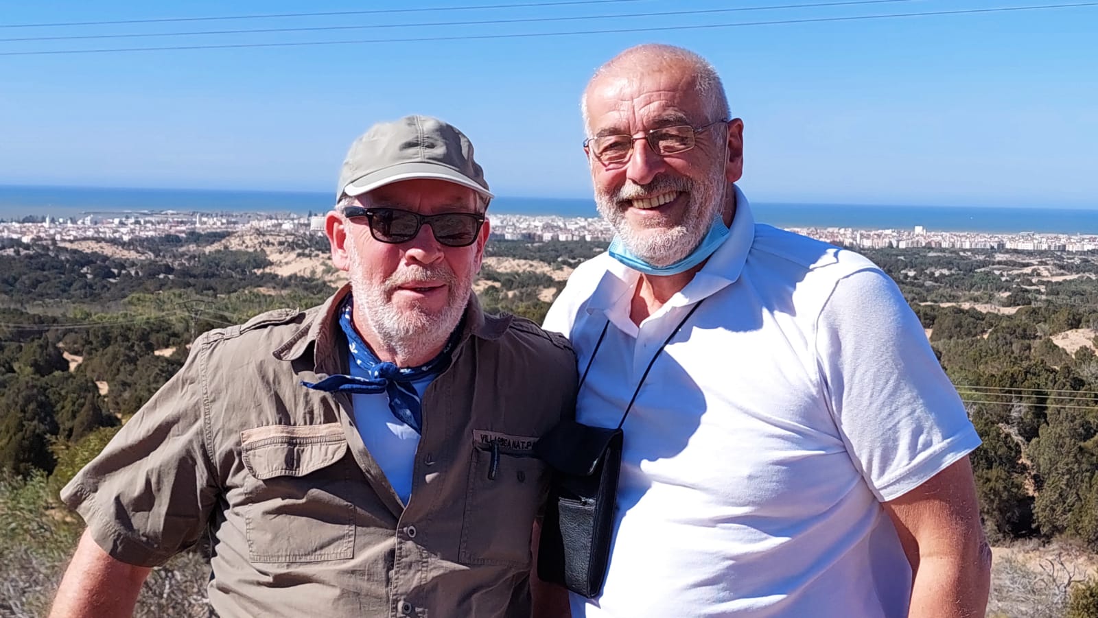 Siegfried Fernschild (links) und Peter Heidt in Marrakesch