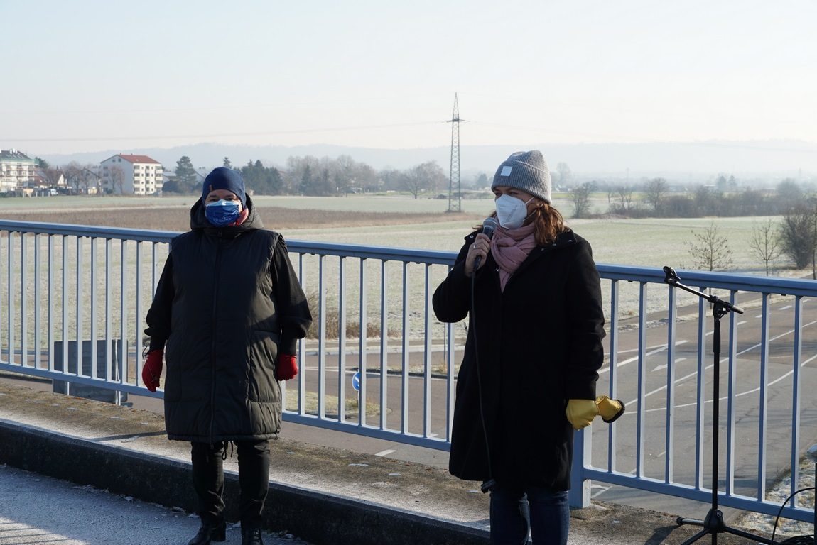 Karin Vogel (Ortsvorsteherin Spöck), OB Petra Becker