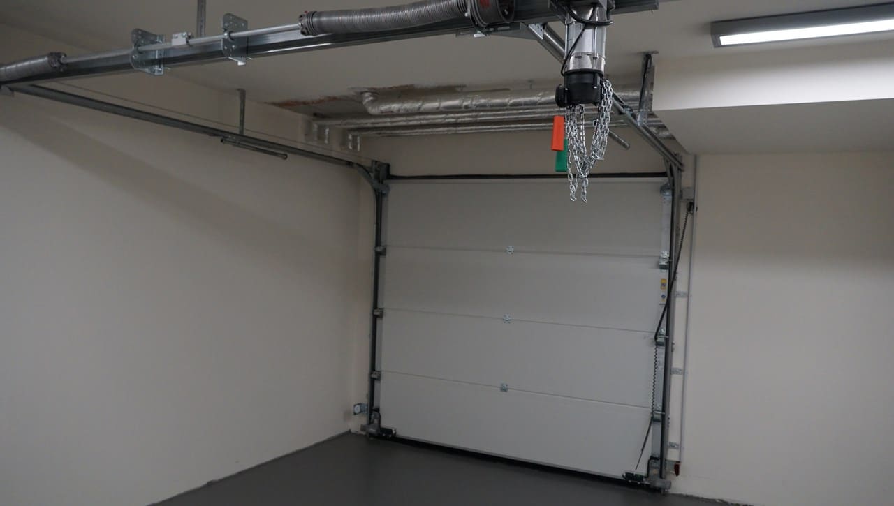 Innenliegende Garage
