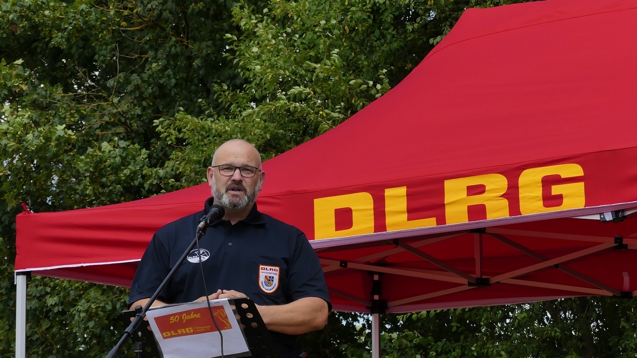DLRG-Bezirksleiter Timo Imhof